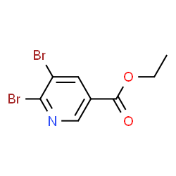 ChemSpider 2D Image | Ethyl 5,6-dibromonicotinate | C8H7Br2NO2