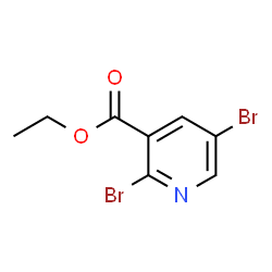 ChemSpider 2D Image | Ethyl 2,5-dibromonicotinate | C8H7Br2NO2