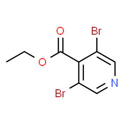 ChemSpider 2D Image | Ethyl 3,5-dibromoisonicotinate | C8H7Br2NO2