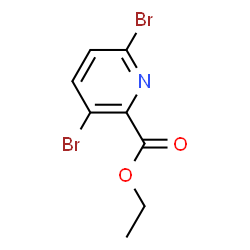 ChemSpider 2D Image | ethyl 3,6-dibromopicolinate | C8H7Br2NO2