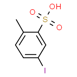 ChemSpider 2D Image | 5-Iodo-2-methylbenzenesulfonic acid | C7H7IO3S