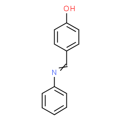 ChemSpider 2D Image | 4-[(Phenylimino)methyl]phenol | C13H11NO