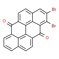 ChemSpider 2D Image | 1,2-Dibromonaphtho[7,8,1,2,3-nopqr]tetraphene-6,12-dione | C22H8Br2O2