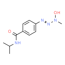 ChemSpider 2D Image | 4-(3-Hydroxy-3-methyl-1-triazen-1-yl)-N-isopropylbenzamide | C11H16N4O2