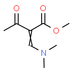 ChemSpider 2D Image | Methyl 2-[(dimethylamino)methylene]-3-oxobutanoate | C8H13NO3