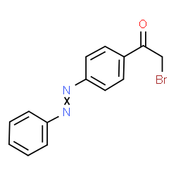 ChemSpider 2D Image | 2-Bromo-1-[4-(phenyldiazenyl)phenyl]ethanone | C14H11BrN2O