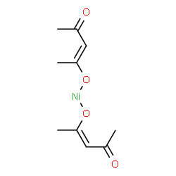 ChemSpider 2D Image | Nickel(2+) (2E)-4-oxo-2-penten-2-olate (2Z)-4-oxo-2-penten-2-olate (1:1:1) | C10H14NiO4