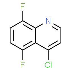 ChemSpider 2D Image | 4-Chloro-5,8-difluoroquinoline | C9H4ClF2N