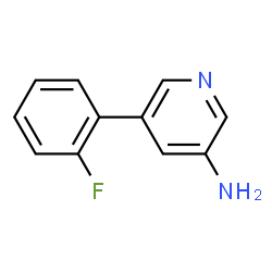 ChemSpider 2D Image | 5-(2-Fluorophenyl)-3-pyridinamine | C11H9FN2