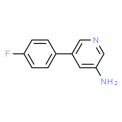 ChemSpider 2D Image | 5-(4-Fluorophenyl)-3-pyridinamine | C11H9FN2