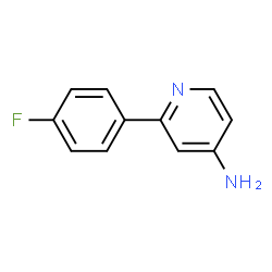 ChemSpider 2D Image | 2-(4-Fluorophenyl)-4-pyridinamine | C11H9FN2