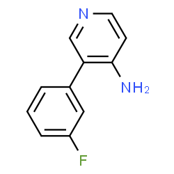 ChemSpider 2D Image | 3-(3-Fluorophenyl)-4-pyridinamine | C11H9FN2