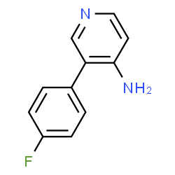 ChemSpider 2D Image | 3-(4-Fluorophenyl)-4-pyridinamine | C11H9FN2