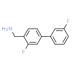 ChemSpider 2D Image | 1-(3,3'-Difluoro-4-biphenylyl)methanamine | C13H11F2N