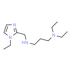 ChemSpider 2D Image | N,N-Diethyl-N'-[(1-ethyl-1H-imidazol-2-yl)methyl]-1,3-propanediamine | C13H26N4