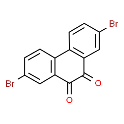 ChemSpider 2D Image | 2,7-Dibromo-9,10-phenanthrenedione | C14H6Br2O2