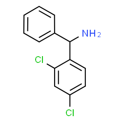 ChemSpider 2D Image | 1-(2,4-Dichlorophenyl)-1-phenylmethanamine | C13H11Cl2N