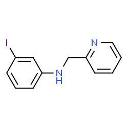 ChemSpider 2D Image | 3-Iodo-N-(2-pyridinylmethyl)aniline | C12H11IN2