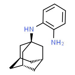 ChemSpider 2D Image | N-[(3s,5s,7s)-Adamantan-1-yl]-1,2-benzenediamine | C16H22N2