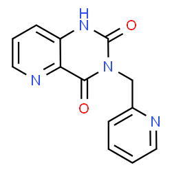 ChemSpider 2D Image | 3-(2-Pyridinylmethyl)pyrido[3,2-d]pyrimidine-2,4(1H,3H)-dione | C13H10N4O2