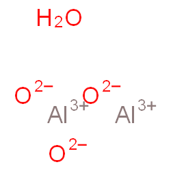 ChemSpider 2D Image | dialuminum oxygen(-2) anion hydrate | H8Al2O4