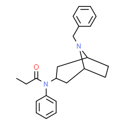 ChemSpider 2D Image | N-(8-Benzyl-8-azabicyclo[3.2.1]oct-3-yl)-N-phenylpropanamide | C23H28N2O