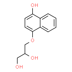 ChemSpider 2D Image | 4-HYDROXY-PROPRANOLOL GLYCOL | C13H14O4