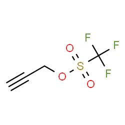 ChemSpider 2D Image | 2-Propyn-1-yl trifluoromethanesulfonate | C4H3F3O3S