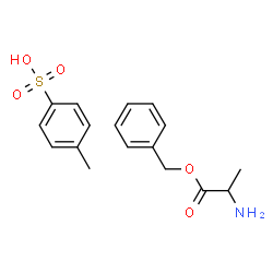 ChemSpider 2D Image | Benzyl alaninate 4-methylbenzenesulfonate (1:1) | C17H21NO5S