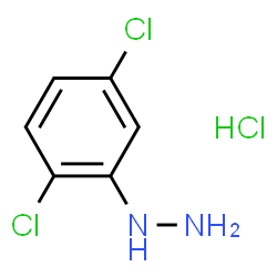 ChemSpider 2D Image | 2,5-dichlorophenylhydrazine hydrochloride | C6H7Cl3N2