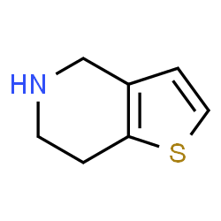 ChemSpider 2D Image | 4H,5H,6H,7H-thieno[3,2-c]pyridine | C7H9NS