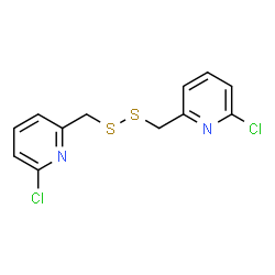 ChemSpider 2D Image | 2,2'-[Disulfanediylbis(methylene)]bis(6-chloropyridine) | C12H10Cl2N2S2