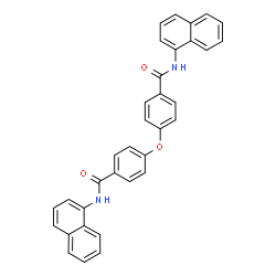 ChemSpider 2D Image | 4,4'-Oxybis[N-(1-naphthyl)benzamide] | C34H24N2O3