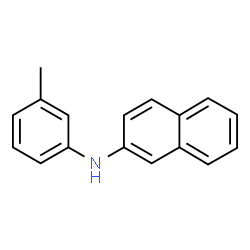ChemSpider 2D Image | Naphthalen-2-yl-m-tolyl-amine | C17H15N
