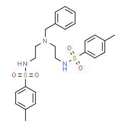 ChemSpider 2D Image | N,N'-[(Benzylimino)di-2,1-ethanediyl]bis(4-methylbenzenesulfonamide) | C25H31N3O4S2