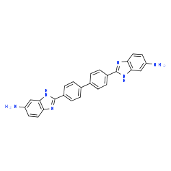 ChemSpider 2D Image | 2-[4'-(6-Amino-1H-benzimidazol-2-yl)-4-biphenylyl]-1H-benzimidazol-5-amine | C26H20N6