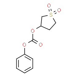 ChemSpider 2D Image | 1,1-Dioxidotetrahydro-3-thiophenyl phenyl carbonate | C11H12O5S