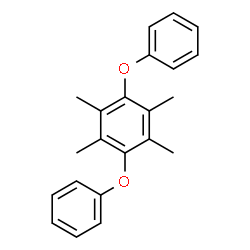 ChemSpider 2D Image | 1,2,4,5-Tetramethyl-3,6-diphenoxybenzene | C22H22O2