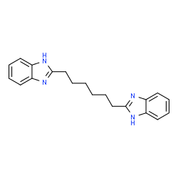 ChemSpider 2D Image | 2,2'-(1,6-Hexanediyl)bis(1H-benzimidazole) | C20H22N4