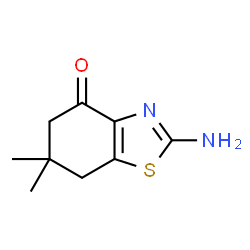 ChemSpider 2D Image | 2-amino-6,6-dimethyl-5,7-dihydro-1,3-benzothiazol-4-one | C9H12N2OS