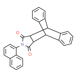 ChemSpider 2D Image | 17-(1-Naphthyl)-17-azapentacyclo[6.6.5.0~2,7~.0~9,14~.0~15,19~]nonadeca-2,4,6,9,11,13-hexaene-16,18-dione | C28H19NO2
