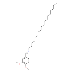 ChemSpider 2D Image | (3,4-Dimethoxy-benzylidene)-octadecyl-amine | C27H47NO2