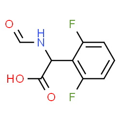 ChemSpider 2D Image | (2,6-Difluorophenyl)(formamido)acetic acid | C9H7F2NO3