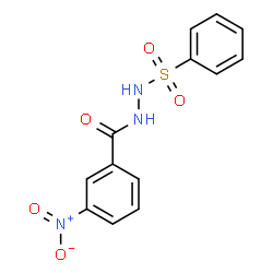 ChemSpider 2D Image | 3-Nitro-N'-(phenylsulfonyl)benzohydrazide | C13H11N3O5S