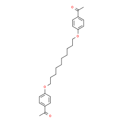 ChemSpider 2D Image | 1,1'-[1,10-Decanediylbis(oxy-4,1-phenylene)]diethanone | C26H34O4