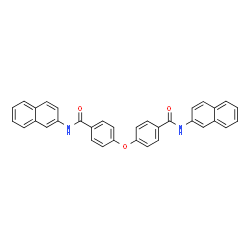 ChemSpider 2D Image | 4,4'-Oxybis[N-(2-naphthyl)benzamide] | C34H24N2O3