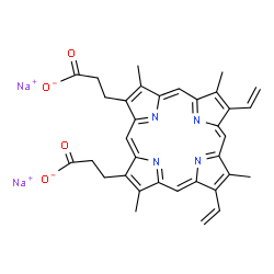 ChemSpider 2D Image | Protoporphyrin disodium | C34H30N4Na2O4
