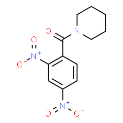 ChemSpider 2D Image | (2,4-Dinitrophenyl)(1-piperidinyl)methanone | C12H13N3O5