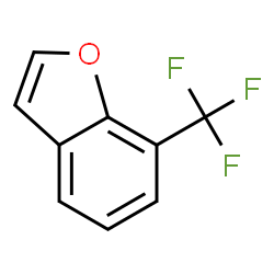 ChemSpider 2D Image | 7-(Trifluoromethyl)-1-benzofuran | C9H5F3O