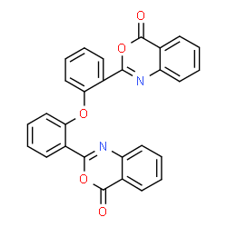 ChemSpider 2D Image | 2,2'-(Oxydi-2,1-phenylene)bis(4H-3,1-benzoxazin-4-one) | C28H16N2O5